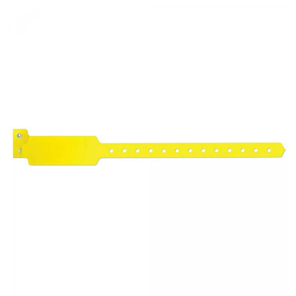 Wristband Identification Sentry SuperBand Poly Yellow Adlt/Ped Write On 500/Box